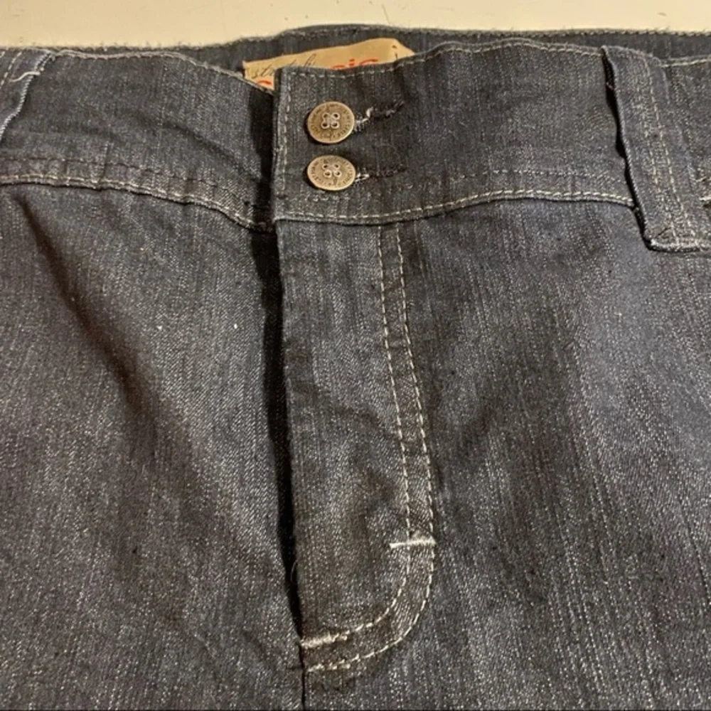 JMS Shorts Stretch‎ Classic Capri Women’s  Size 18W Blue Jeans - Picture 8 of 13